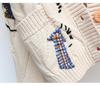 Trendy Women's Embroidered Letter Design Cardigan Sweater - Autumn/Winter 2025 Collection
