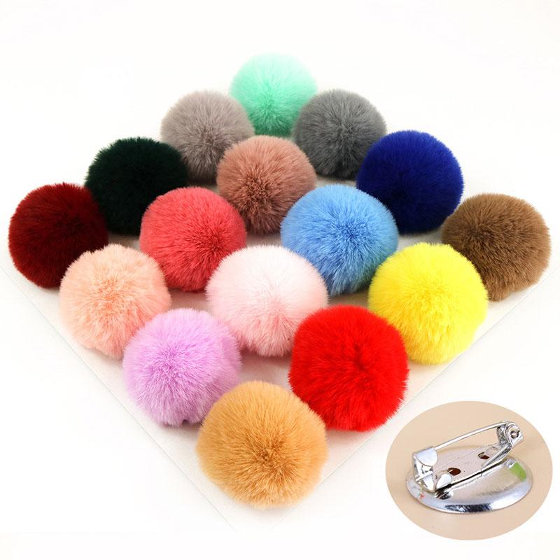 12Pcs Faux Fox Fur Fluffy Pompom Ball, Soft Faux Fur DIY Pompom Ball With Elastic Loop For Hats Keychains Scarves Gloves Bags Accessories,10cm (6 Colors,2pcs Per Color) (A - Foto 13