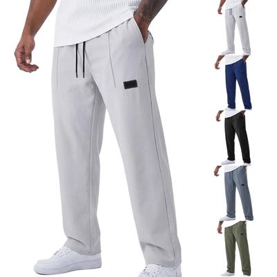 Herren Farbe Sportliche Jogginghose mit Kordelzug Elastischer Bund - Atmungsaktiv Bequem Gerade Beine Lässige Hose