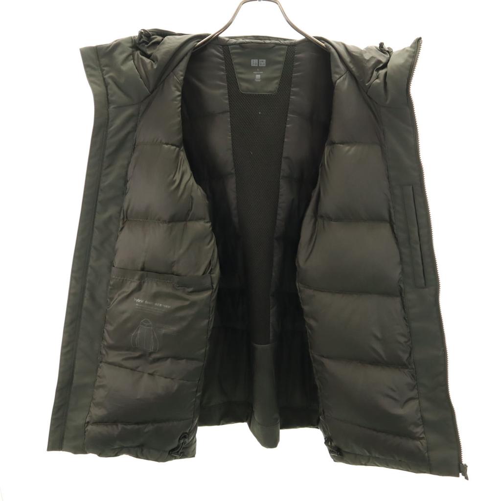 Uniqlo Hybrid Down Parka L Olive 3D Cut Men's Used