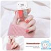 New Twin Iridescent Glitter Nail Polish Set - No-Bake, Non-Peel Transparent Oil-Based Formula with Two Colors