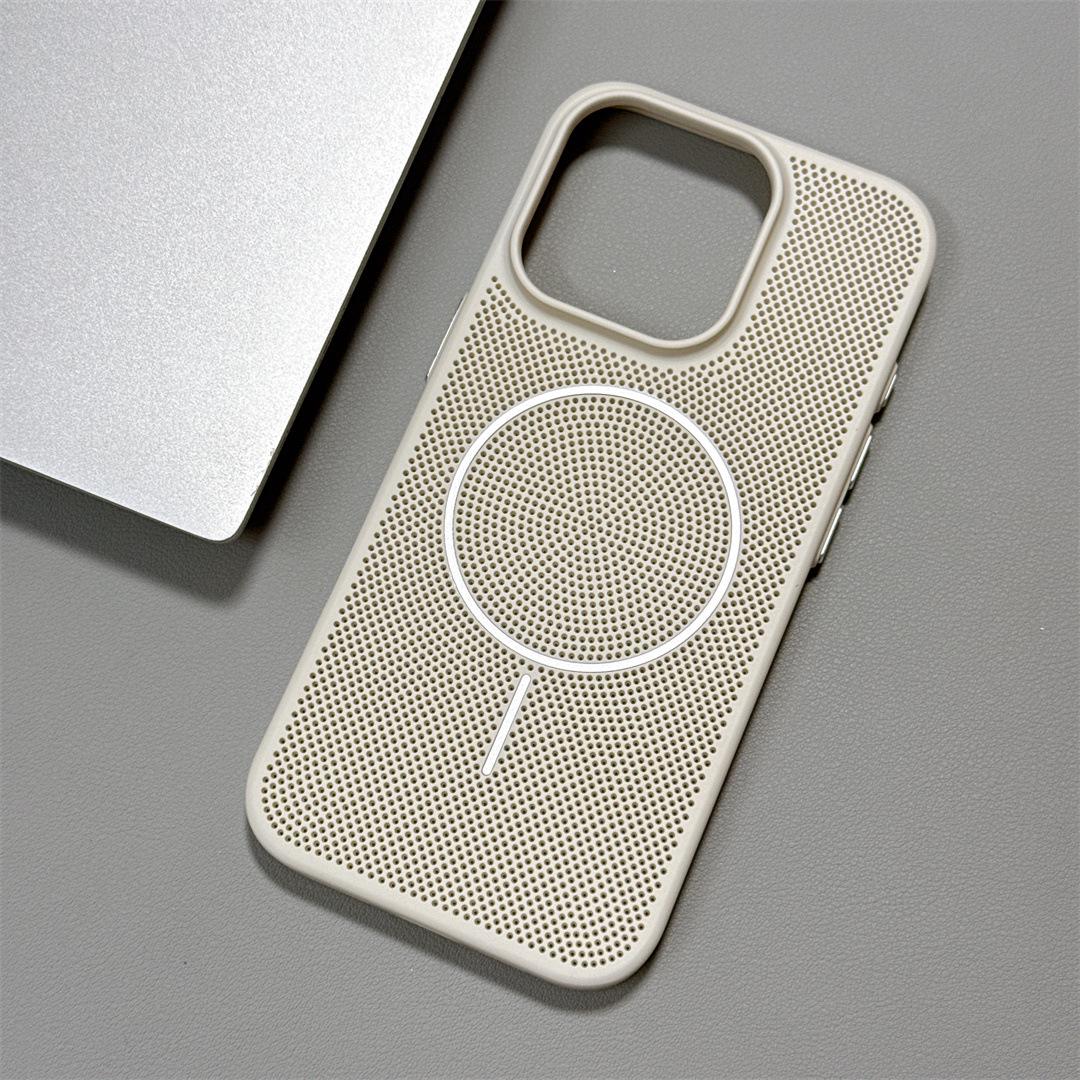 

Magnetic Honeycomb Heat Dissipation Case for iPhone 17/16 Pro/15 Pro iPhone 17 Air