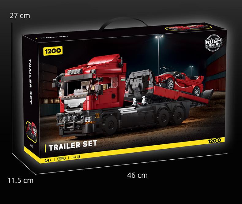 Scania Tractor Head Children's DIY Building Blocks Toy