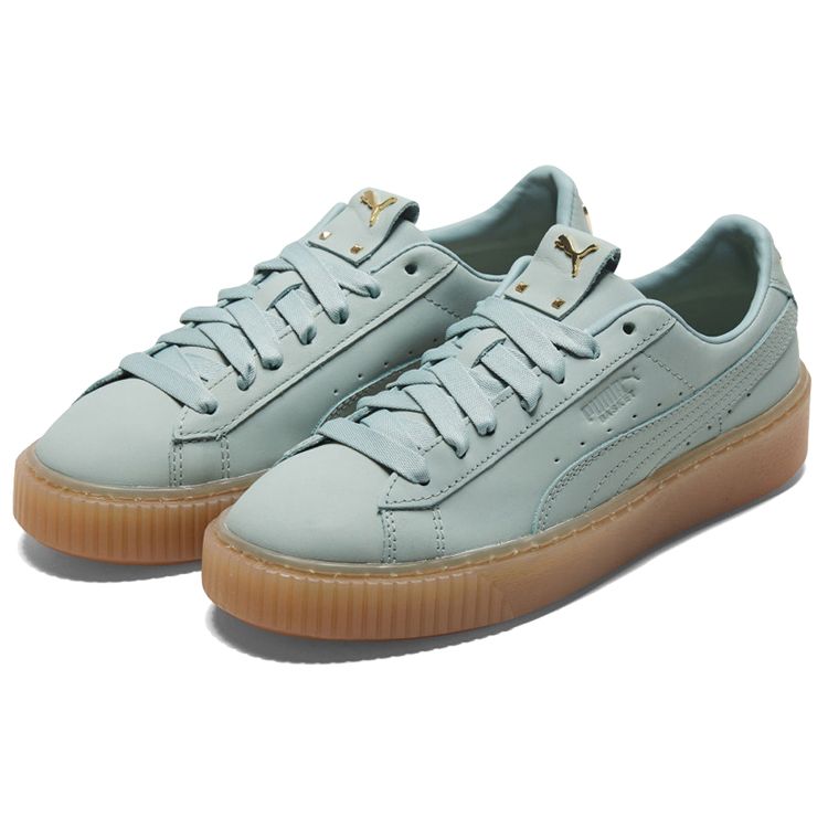 Puma Platform Rihanna Thick Sole Low-Top Sneakers Women Sneakers Teal 369921-02