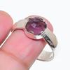 Natural Amethyst Gemstone Handmade 925 Sterling Silver Jewelry Ring Size 10 AR-18129