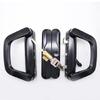Easy Installation Patio Door Handle with for Key Zinc Alloy White/Black Door Han