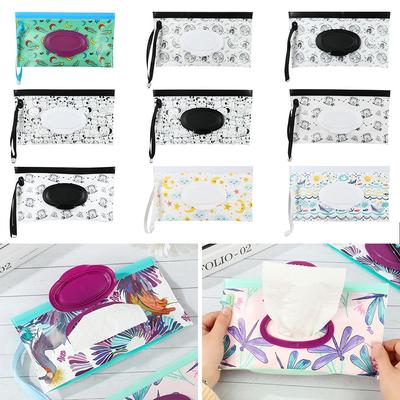 Baby Product Carrying Case Snap-Strap Cosmetic Pouch Stroller Accessories Wet Wipes Bag Tissue Box