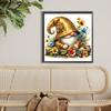 Gnome 5D DIY Full Drill Round Diamond Painting Kit for Home Wall Decoration