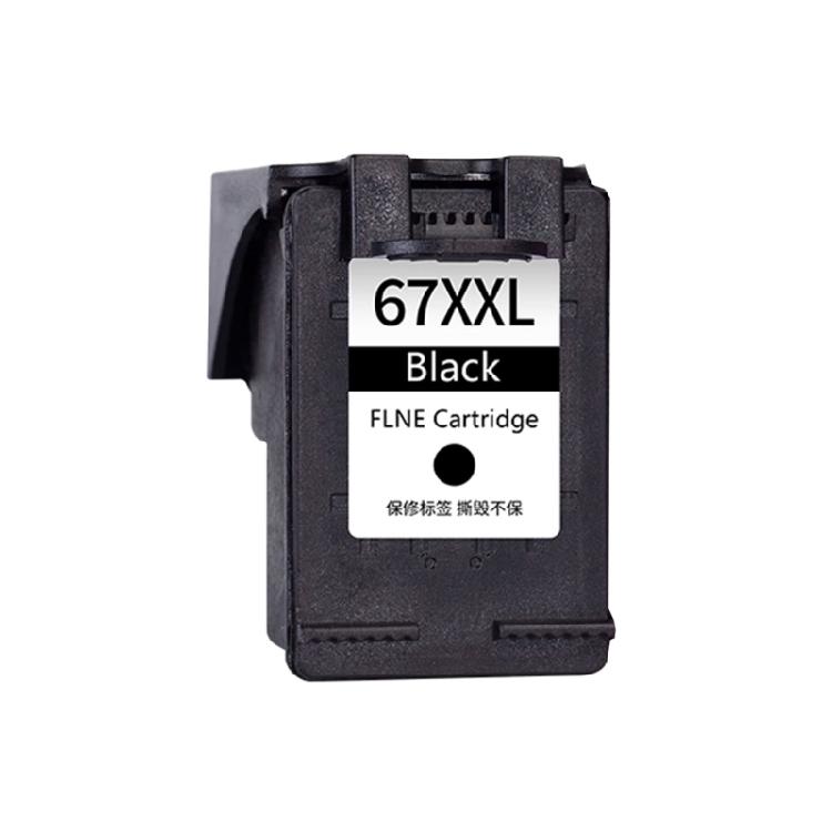 Recycled 67 XXL Ink Cartridge Black/Colored Superior Color Reproduction for 2723 2721 2330 4122 Printers Installation