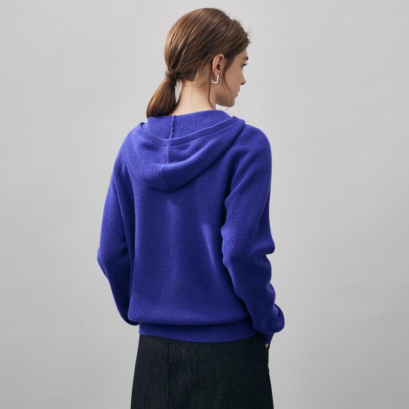 Komonboka Women's Hooded Cashmere Knit Sweater