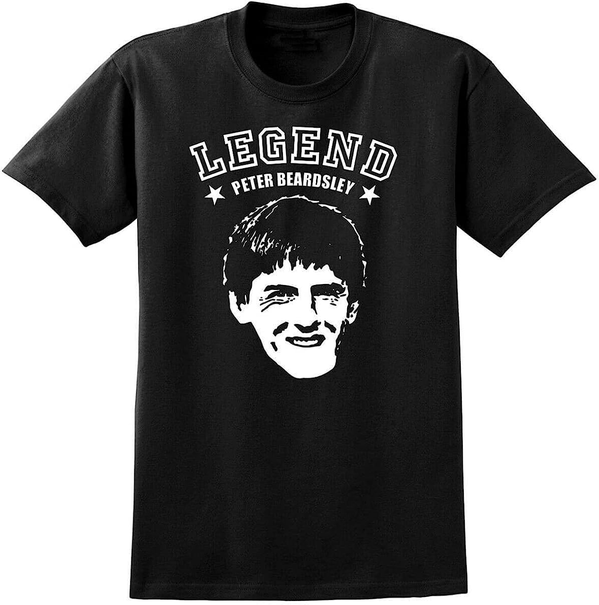Peter Beardsley Lend T-Shirt - England Castle 80s 95s M чёрный