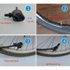 Bicycle Bike Cycle Tyre Tube 3 In 1 Replacement Dual Head Air Pump Adapter Valve