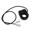 EVGATSAUTO Auto Headlight Switch,12V Hamdlebar Button Switch Light On-Off Button Handlebar Switchs for Motorcycle Scooter Handlebar Turn Switchs