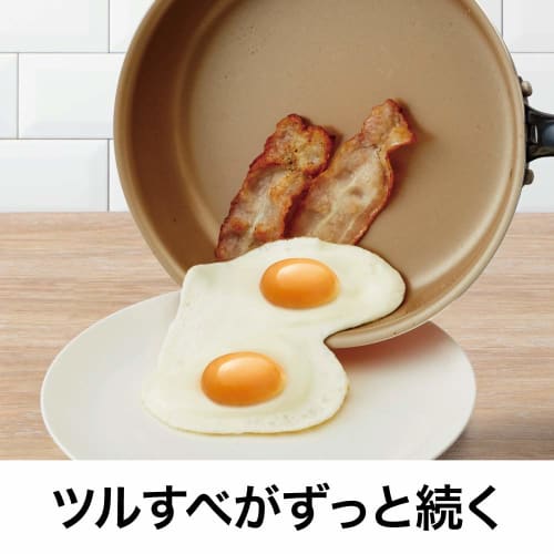 Evercook 9-Piece Frying Pan Set, Detachable, Gas Stove Only, Orange, by Doshisha