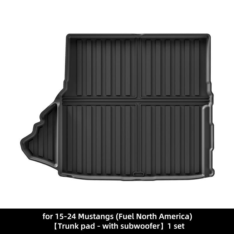 15-24 Ford Mustang Schmutzabweisende TPE-Fußmatten