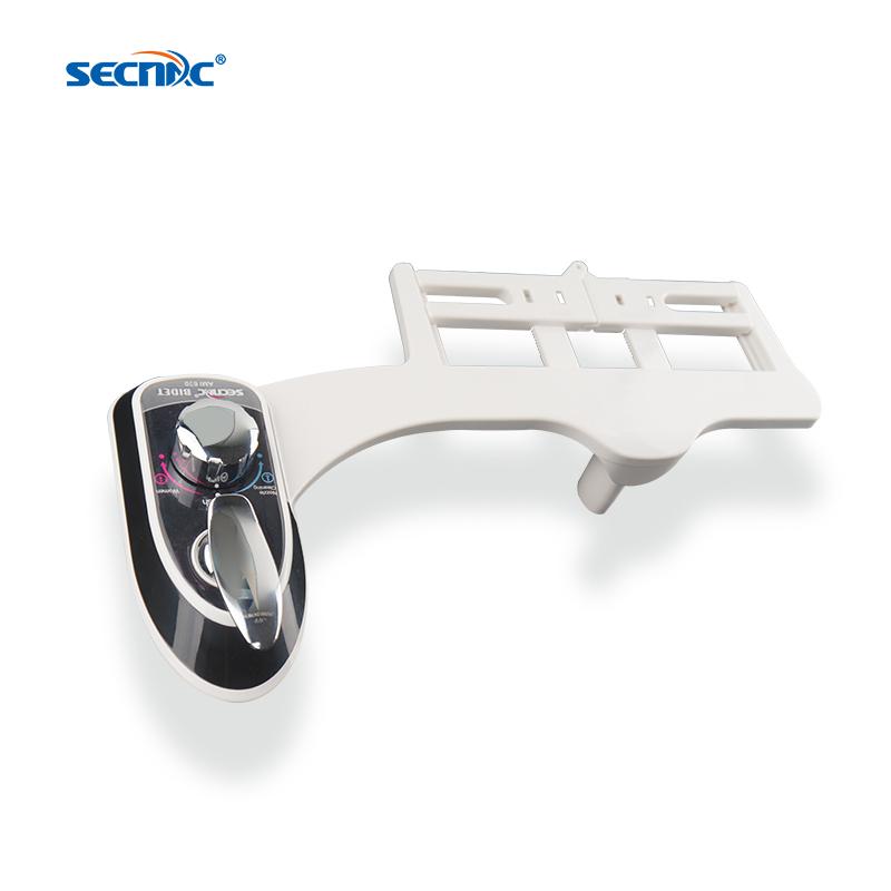 Hot Selling Single Nozzle Bidet Attachment Toilet Accessories Mechanical Bidet for Toilet (as the picture,ABS)