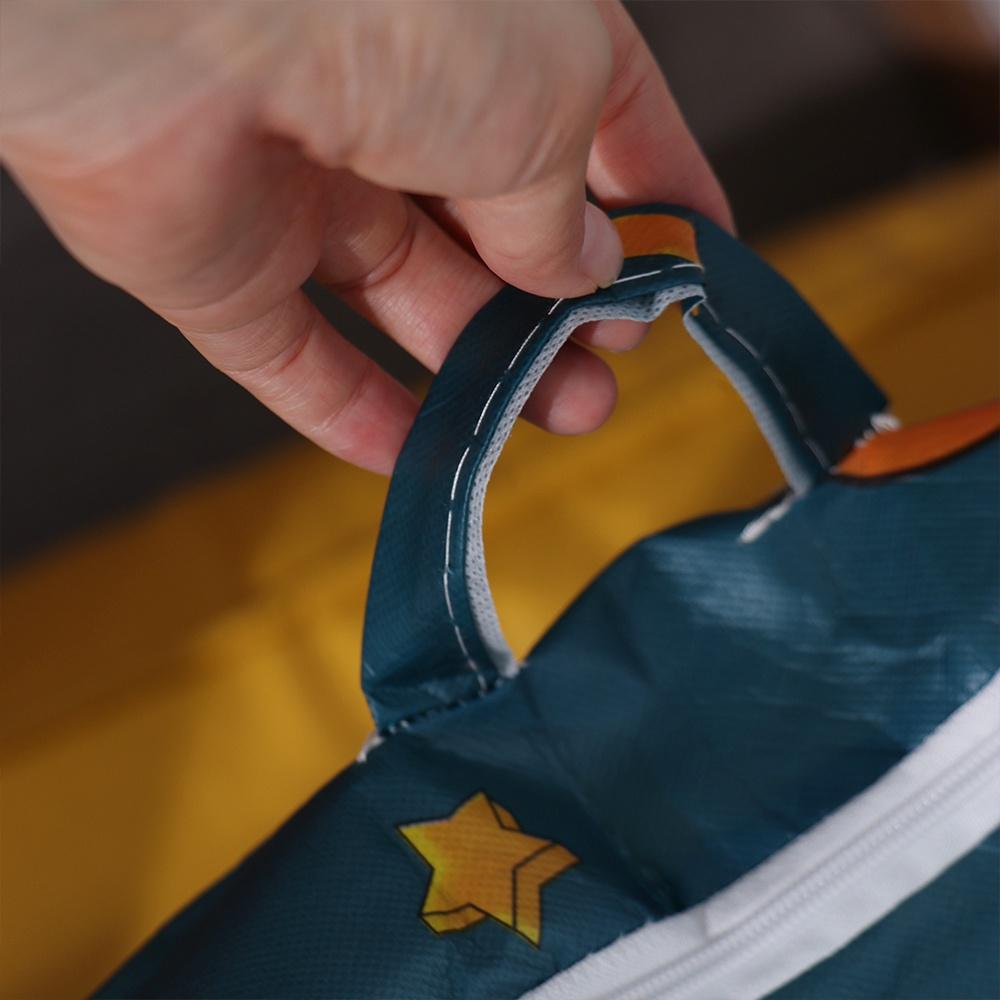 Large Capacity Foldable Storage Bag Non-woven Fabric Luggage Moving Bag Household