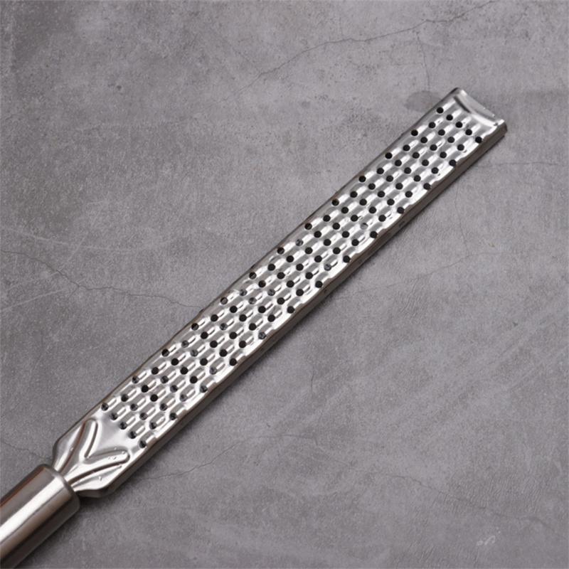 Rectangle Stainless Steels Cheese Grater Hangable Lemon Peeler With Long Handle Manual Cheese Slicers Easy to Use