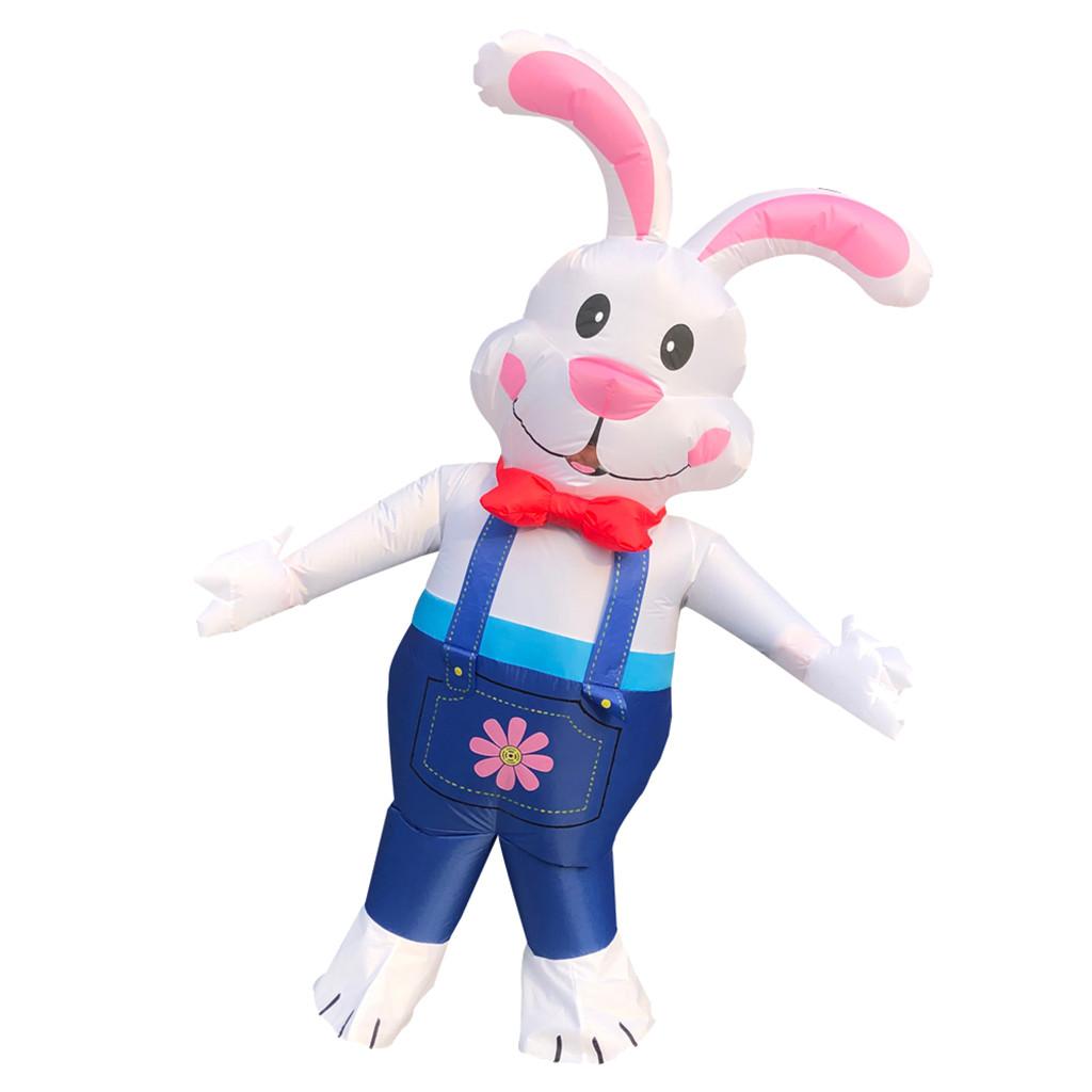Inflatable Costume Game Fancy Dress Easter Jumpsuit Cosplay Outfit Gift Rabbit