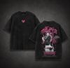 Double Sided Marin Kitagawa Rizu Kyun Vintage Washed Anime Tee My Dress Up Darling Waifu Gothic Pink Graphic Cotton Streetwear