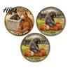 Recovery Gift Token Monkey Commemorative Coin Baby Hugging Plush Toy Challenge Motivational Display Double-Sided Collectible Animal Inspirational for