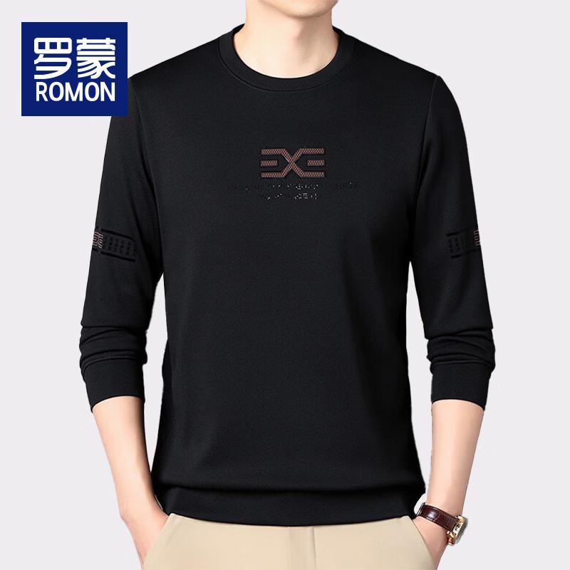 Lomon Men s Fleece-Lined Round Neck Knit Sweater BY8101 2XL