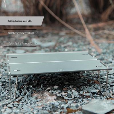 Ultra-Light Foldable Aluminum Camping Table: Portable & Durable Outdoor Picnic Solution