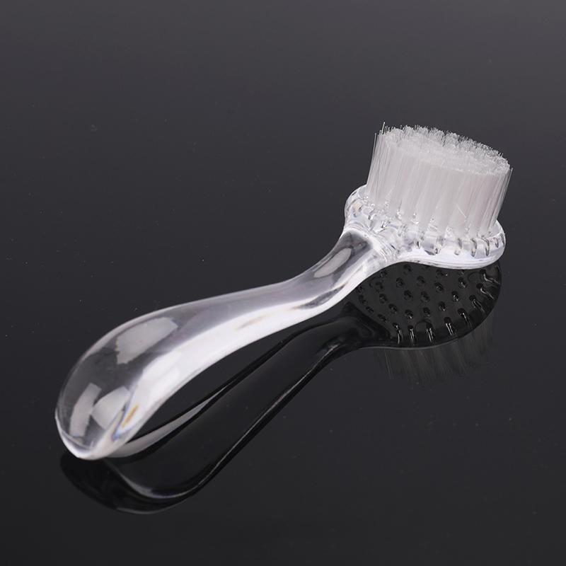 

Plastic Handle Nail Brush Professional Manicure Tool Clean Dust Nail Art Tool C