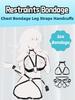 Sex Bondage Set Leather Handcuffs Sex Toys For Women Body Harness Bondage Sex Accessories Restraints Waist Strap Cuffs Adult Toy