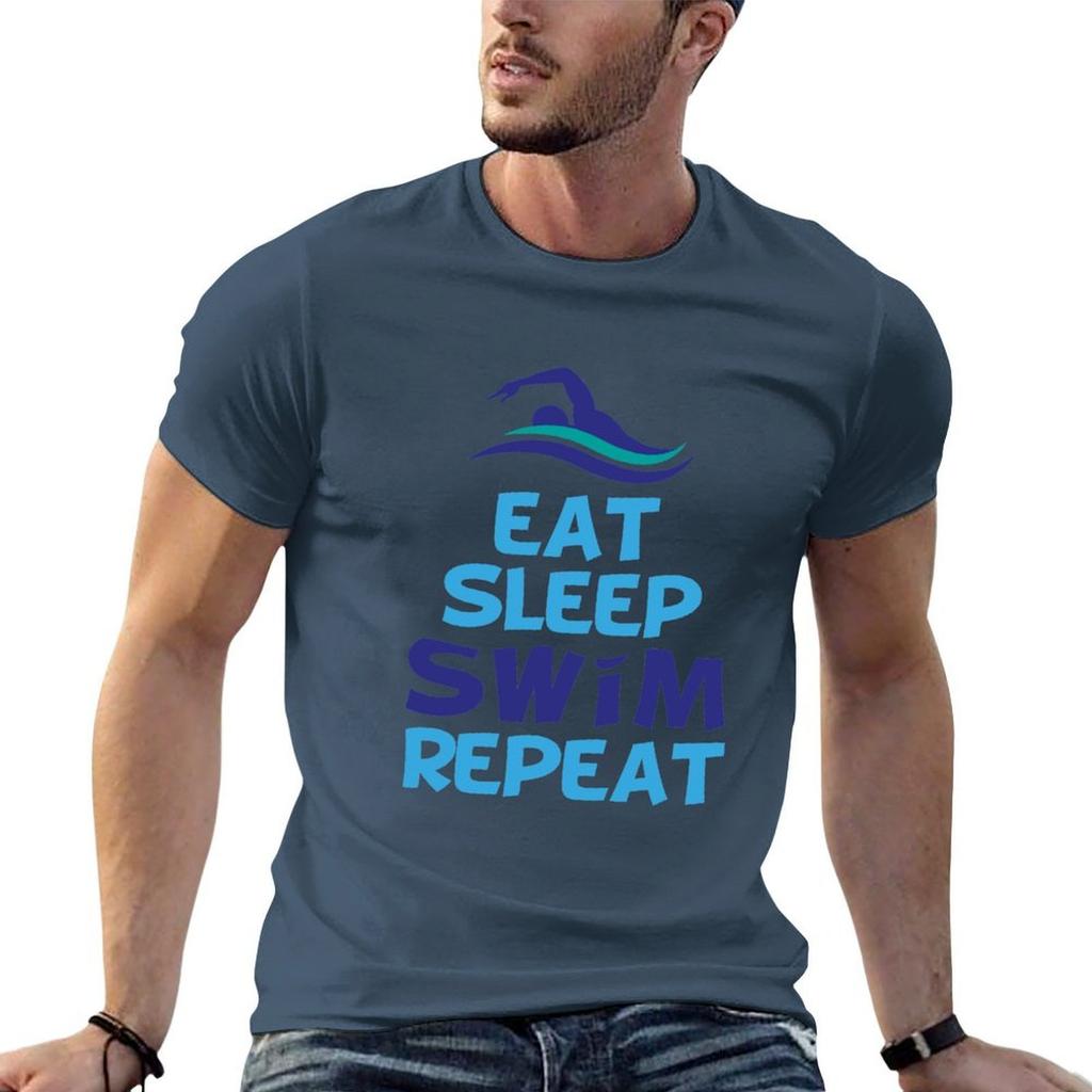 Swimmer Tshirt Big Size Short Sleeve Tee For Unisex