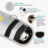 Car Keychain Case Zipper Carbon Fiber Key Protector Cover For Renault RS Sport Megane 3 4 2 Clio 5 Sandero Logan AA16