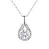 Diamond-Shaped Retro Ladies' Necklace: Elegant Design, Lightweight Luxury, Versatile Clavicle Chain.