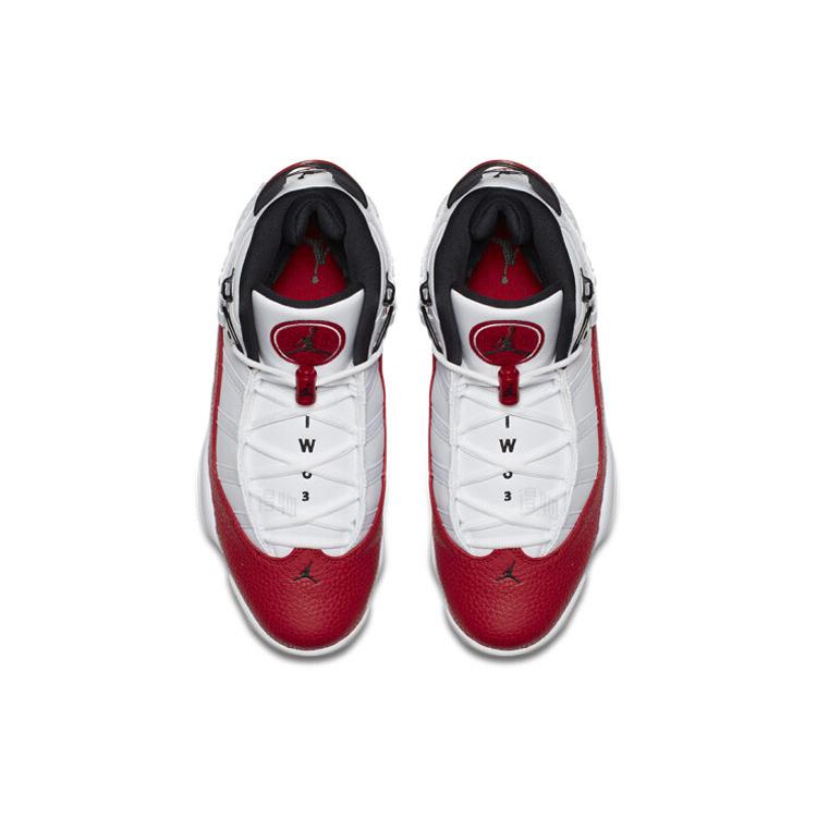 Jordan 6 Rings White University Red 322992-120