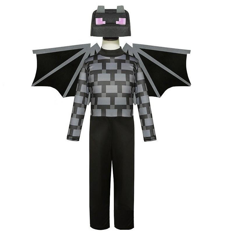 Minecraft Diamond Armor Cosplay Costume With Polyester Material For Game Anime Role Play
