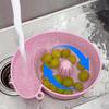 Washer Snail Shape Fruit Drainer Basket Portable Kitchen Cleaning Bowl with Strainer Vegetable Washing Basket Kitchen Supplies
