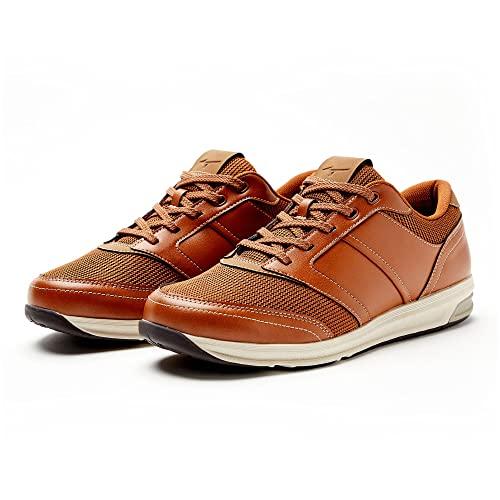 Mizuno YOUDO Men's Walking Shoes, Size M, Knee-Friendly, Reduces Stress, Comfortable, Easy on the Knees, Brown, Size 27.0 cm, 3E