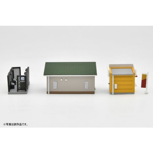 Scenery Accessories 142 Station Scenery Set A Diorama Supplies