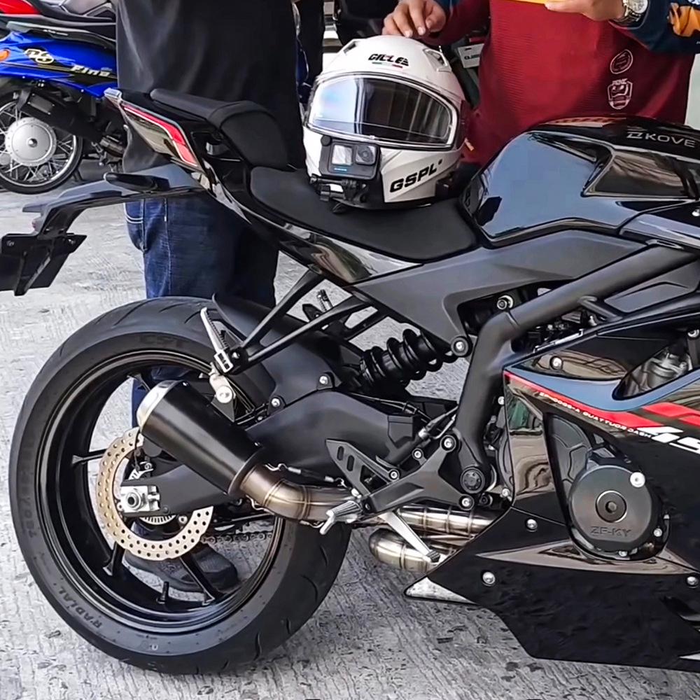 Compatible with Kayak 450RR Motorcycle 23-24: Full Exhaust Pipe Set for Custom Mods