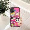 Crayons Shin-chan Phone Case for iPhone 14 11 12 13 Mini Pro Max 8 7 Plus X XR XS MAX Translucent Matte Cover