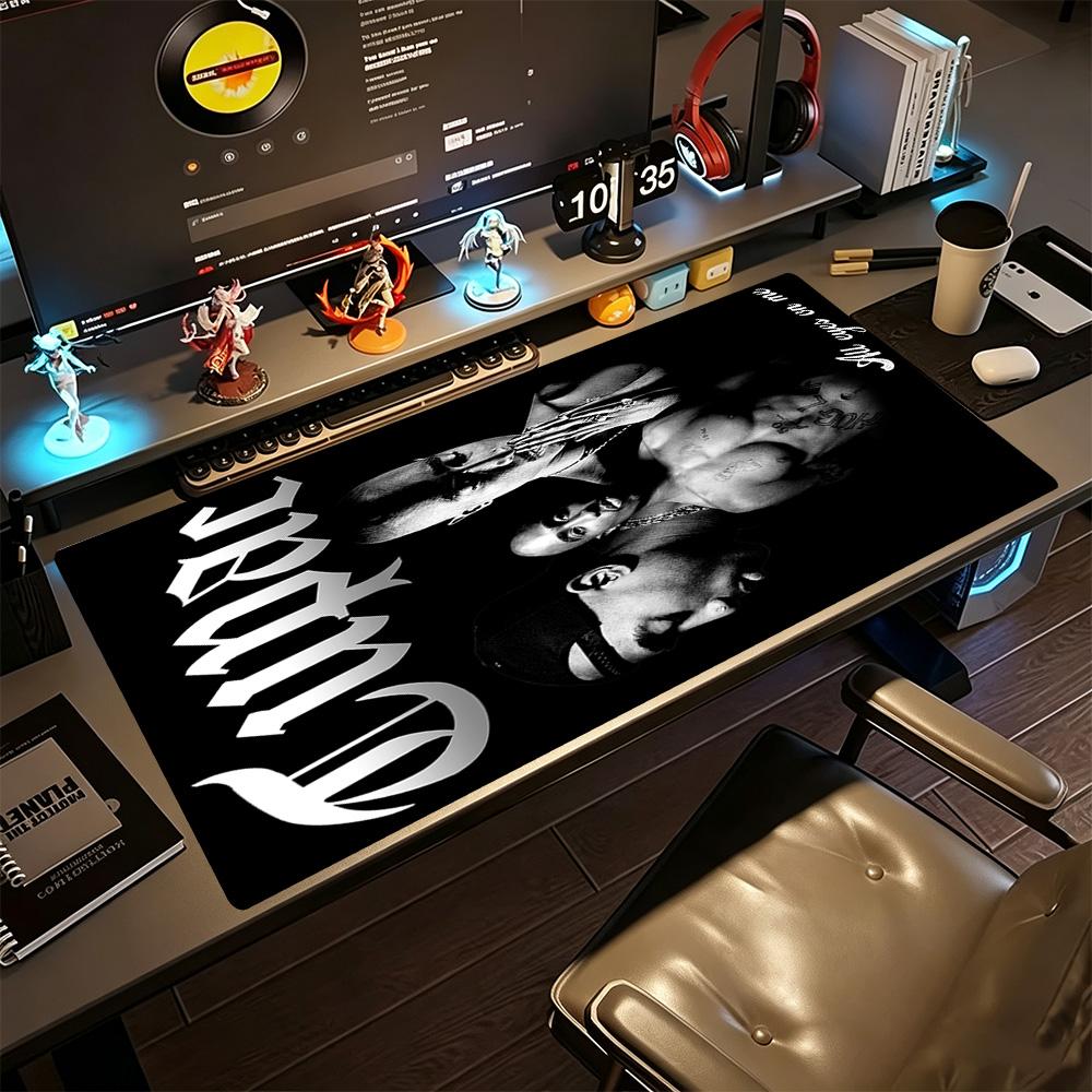 2pac Gaming Mouse Pad Desk Mat Study Desk Mat Non-Slip Rubber Bottom Office Desk Accessory