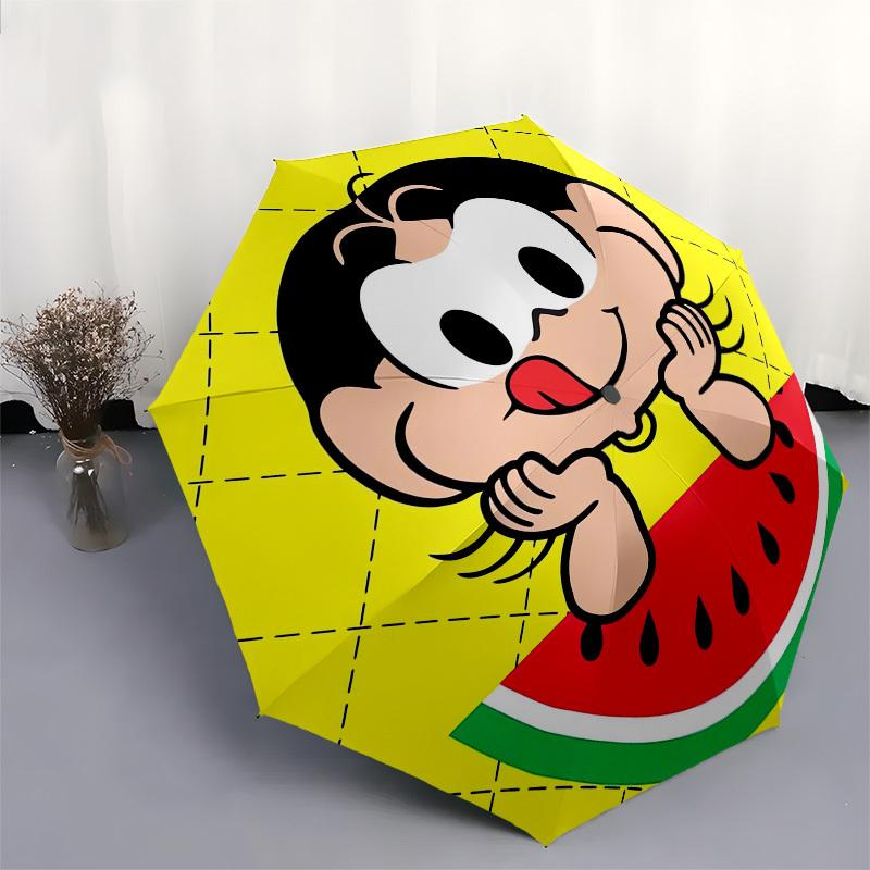 1pc Watermelon Magali, Cartoon Themed High-quality Umbrella,Automatic Opening and Closing Umbrella,Multi-functional Umbrella G0811212