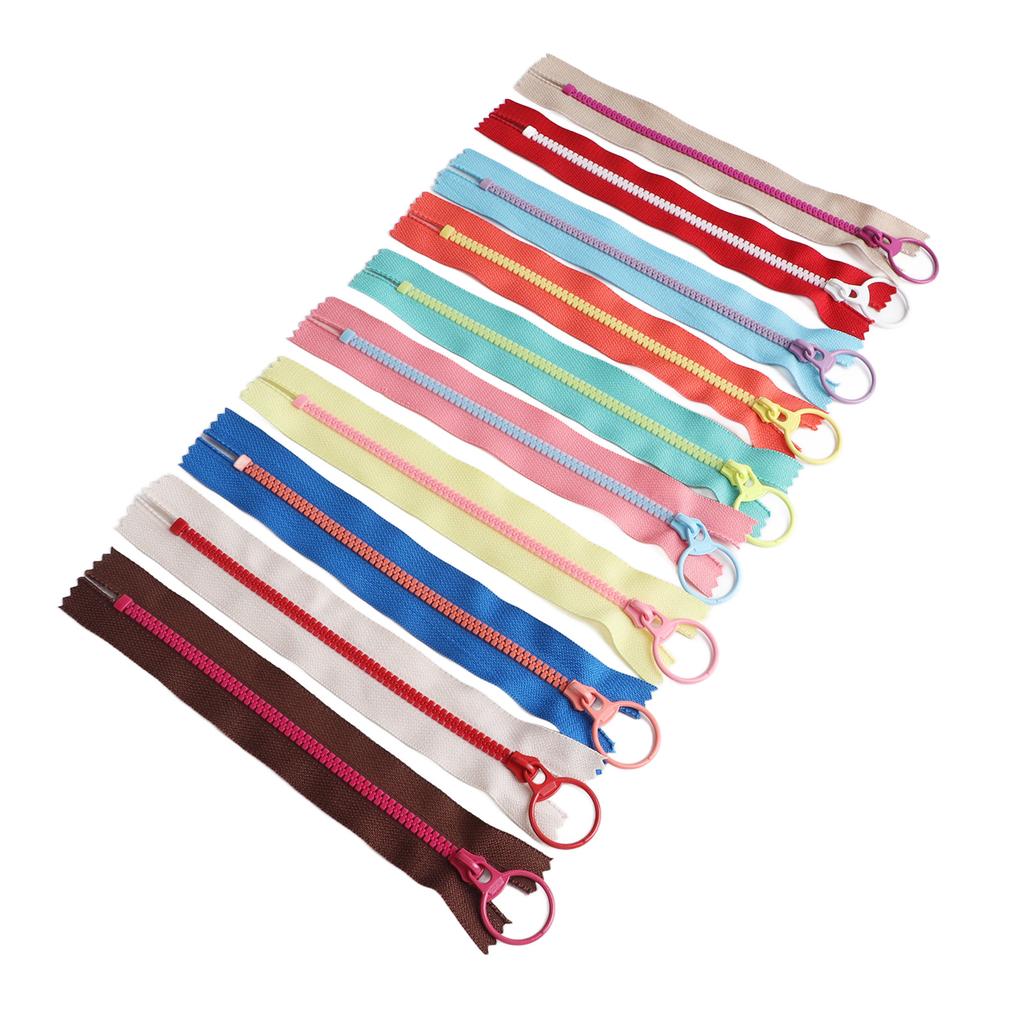 10pcs Close End Handcraft Zipper 30cm Length Colorful DIY Zippers for Bag Clothing