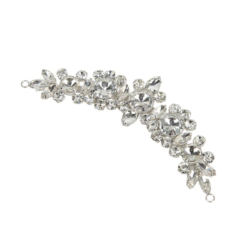 1pcs Water Dropping Rhinestone Applique Crystal Beaded Waist Chain  DIY Garment Decoration