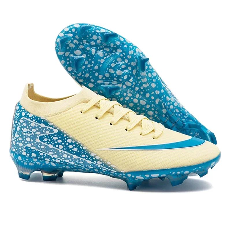 TF/FG Herren Fußballschuhe Professionelle Unisex Fußballschuhe Stollen Rasen Training Outdoor Atmungsaktiv Sport Damen Fußballschuhe