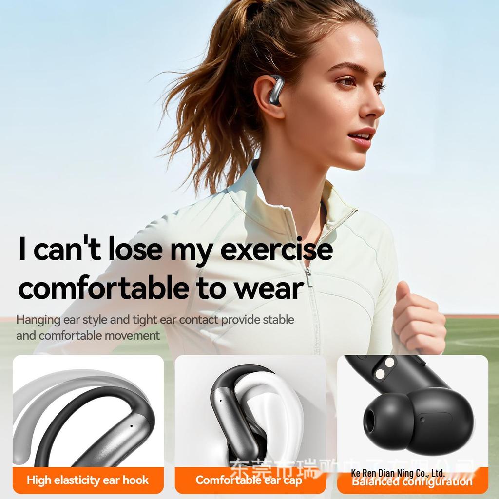 Smart M144 Ear Hook Semi-in-ear Bluetooth Earphones with Dual Digital Display