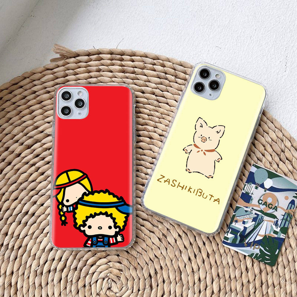 KT74 Yoshikitty Sanrio Hülle für Samsung A04 A14 A23 A34 A54 M23 M33 M52 M53 Realme 10 9 C30S C35 C55 VIVO Y02S Y21 Y33S Y51 X80 Pro Klare Abdeckung