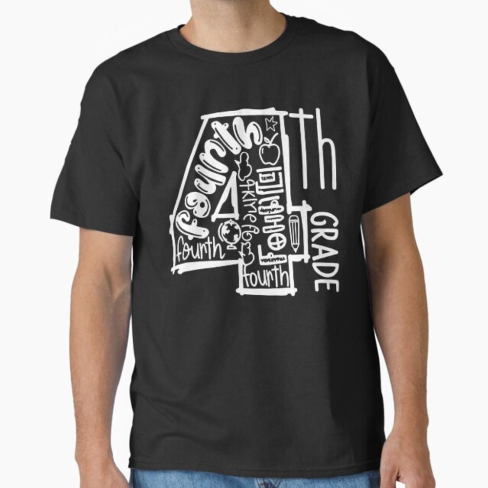 Funny Fourth Grade Tee Shirt Students Of 4th Grade Boy T-Shirt Unisex T-Shirt L