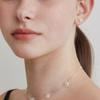 TATIANA (925 Silver) Crystal Flower Necklace NZ2401
