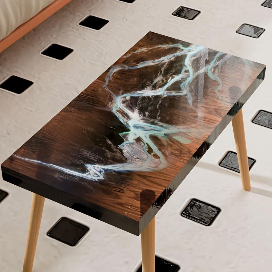 23-Zoll Fluss-Tisch-Form, DIY Harz-Gieß-Set, geeignet für die Herstellung großer quadratischer Fluss-Tische und Heimdeko-Bastelarbeiten.