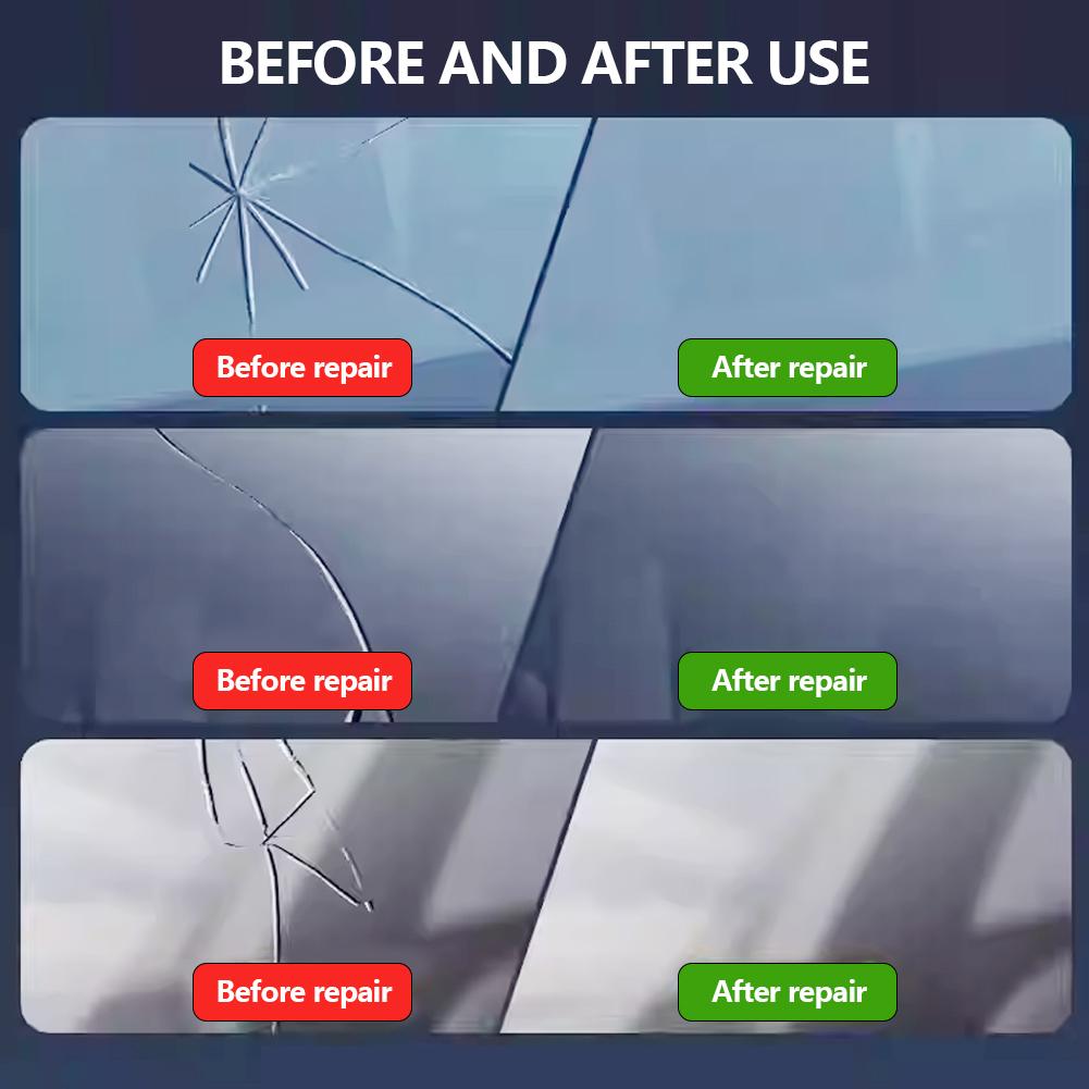 Quick Fix Car Windshield Repair Kit Windshield Crack & Scratch Glass Resin Adhesive Liquid for Car Maintenance DIY Repair Tool